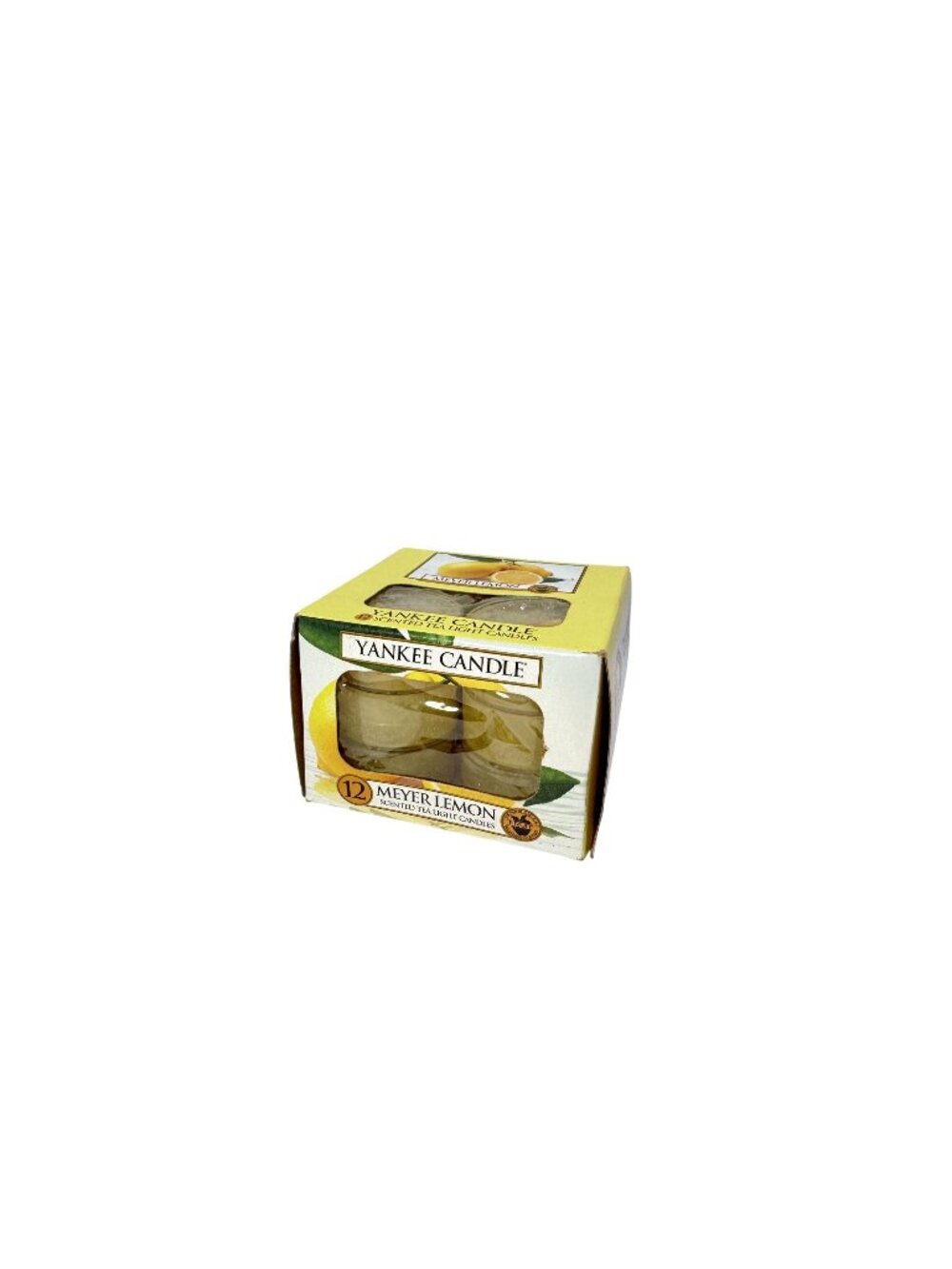 Yankee Candle Meyer Lemon Scented Tea Light Candles 12 Count